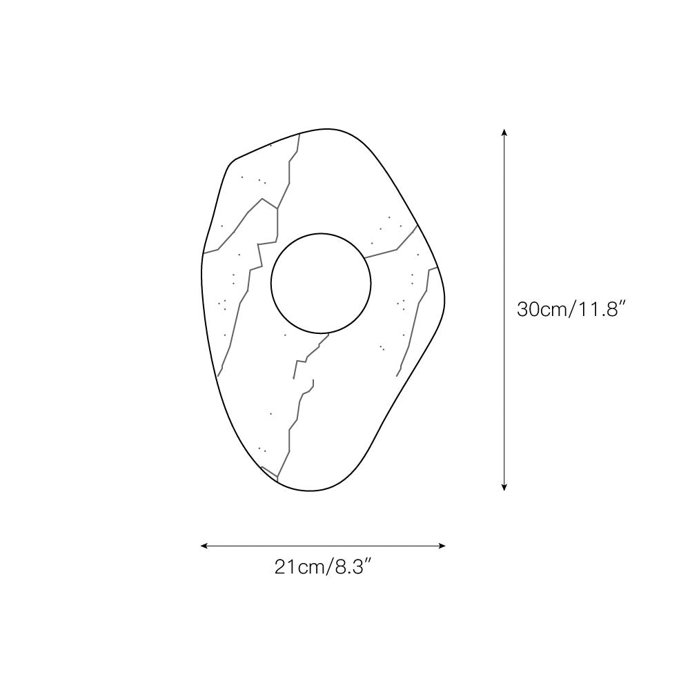 Emma Marble Wall Lamp — view 3