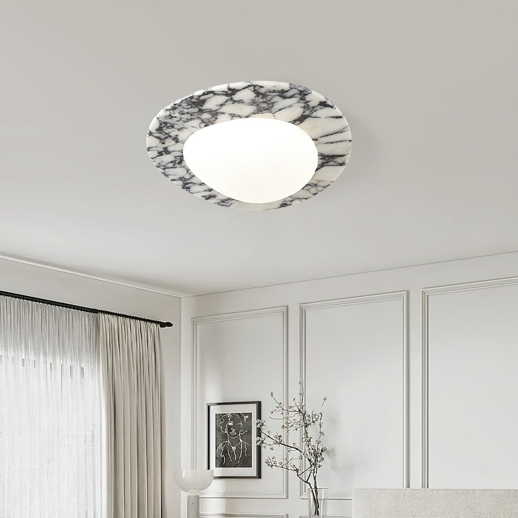 Emma Marble Ceiling Lamp — view 2