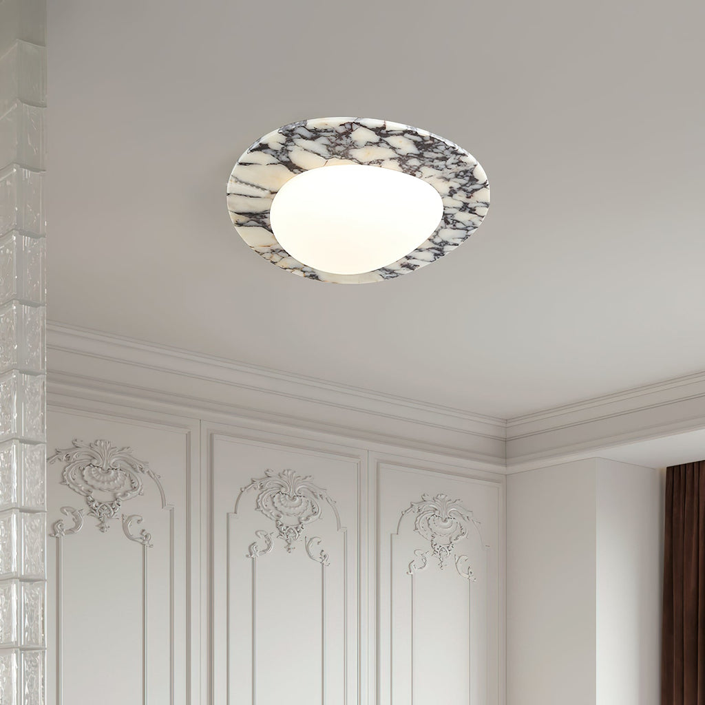 Emma Marble Ceiling Lamp — view 4