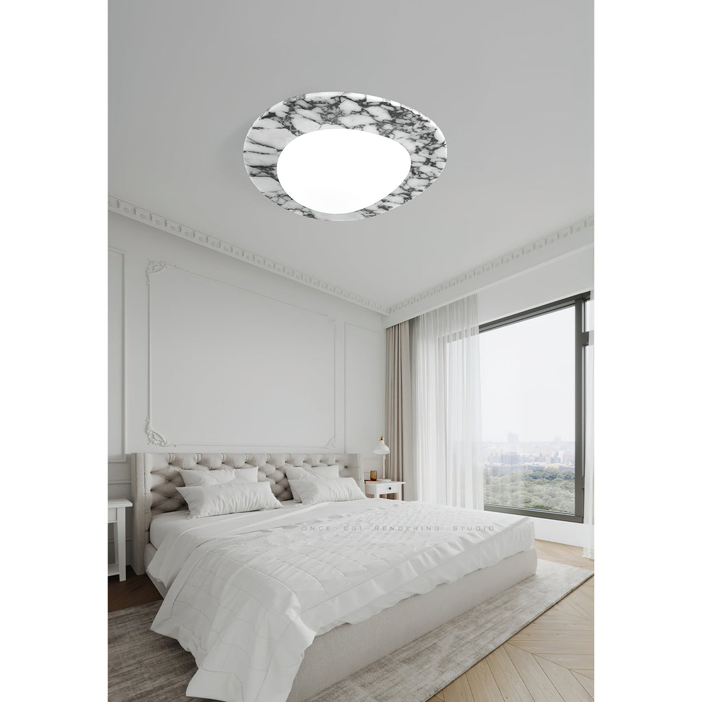 Emma Marble Ceiling Lamp — view 8