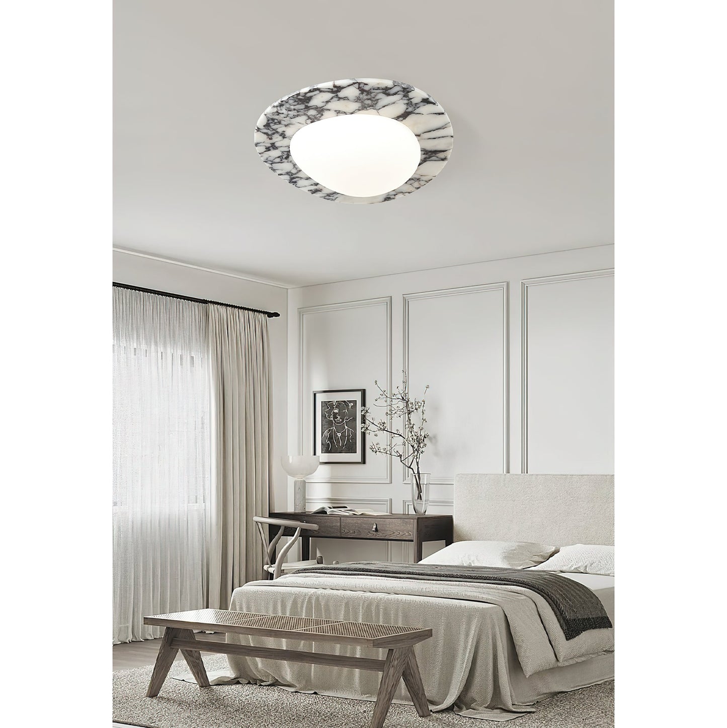 Emma Marble Ceiling Lamp