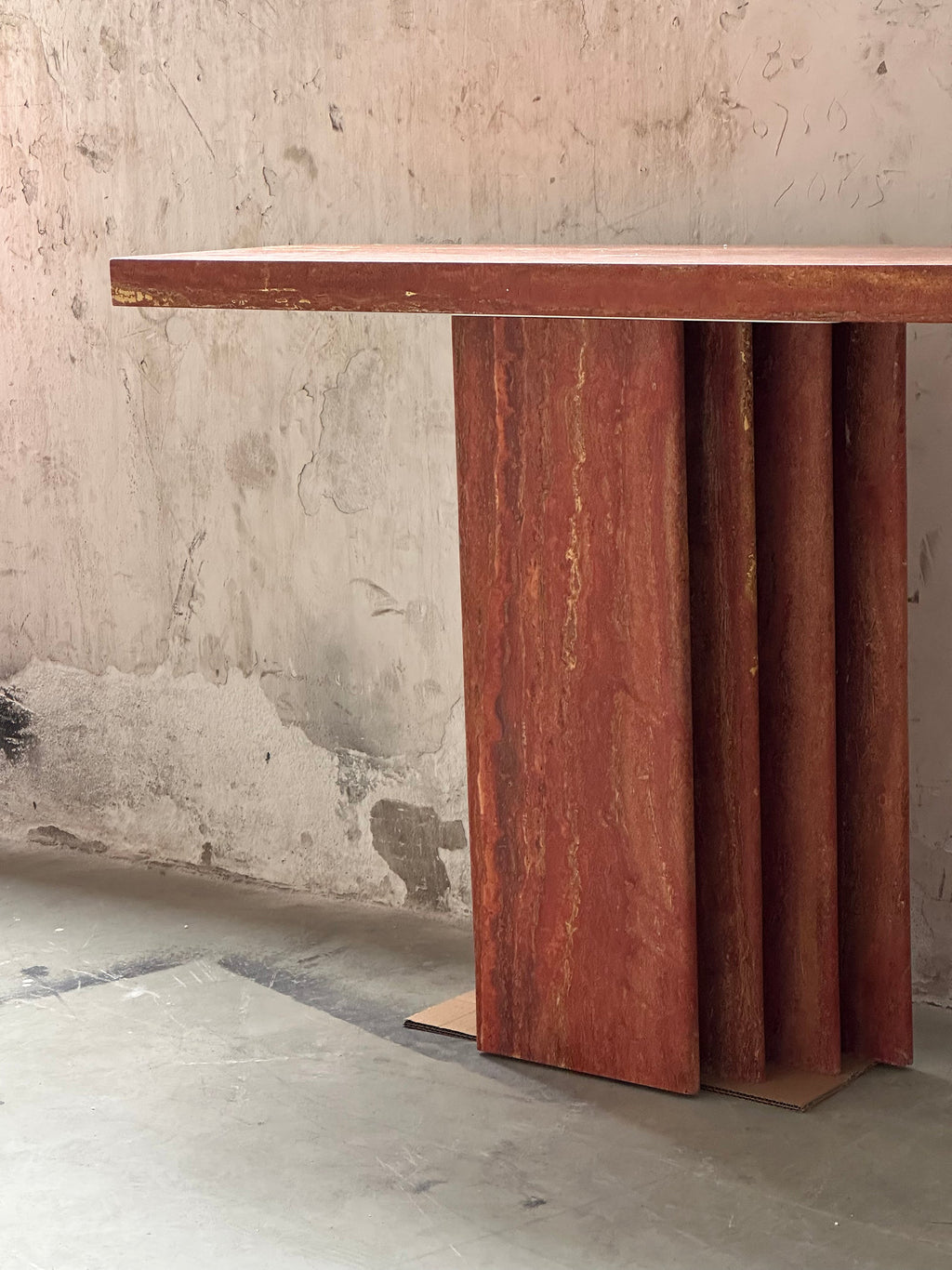 Epic Travertine Table — view 11