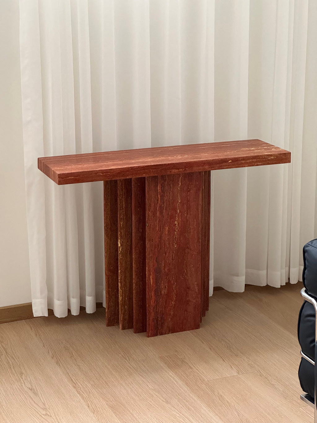 Epic Travertine Table — view 2