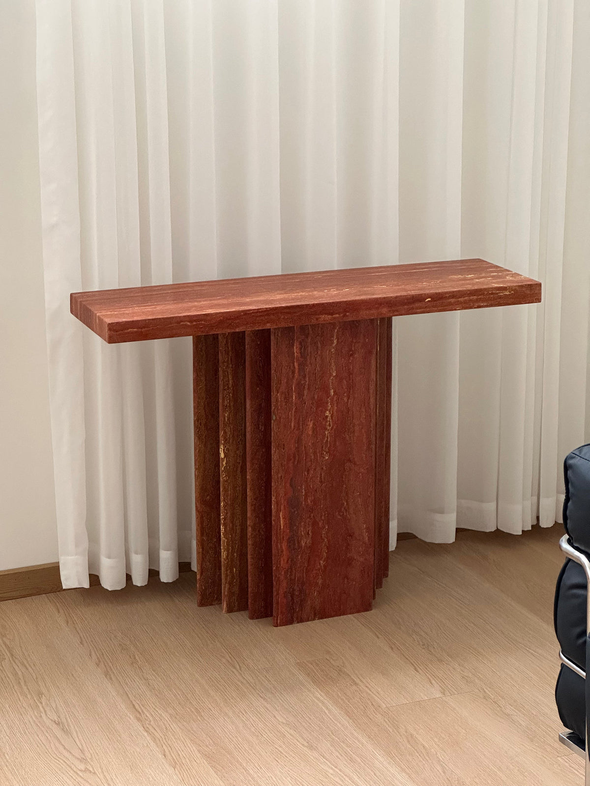 Epic Travertine Table — view 2