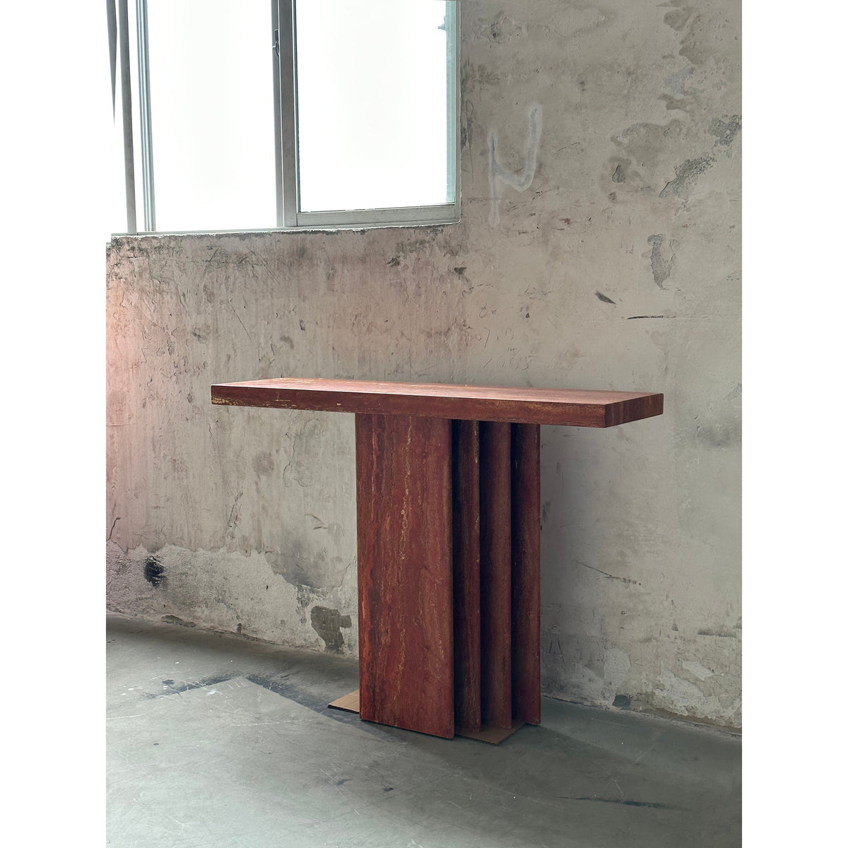 Epic Travertine Table — view 9