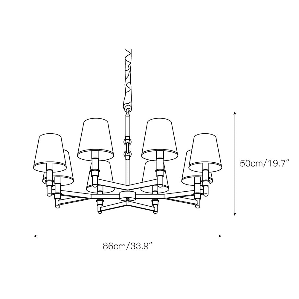 Estense Chandelier — view 4