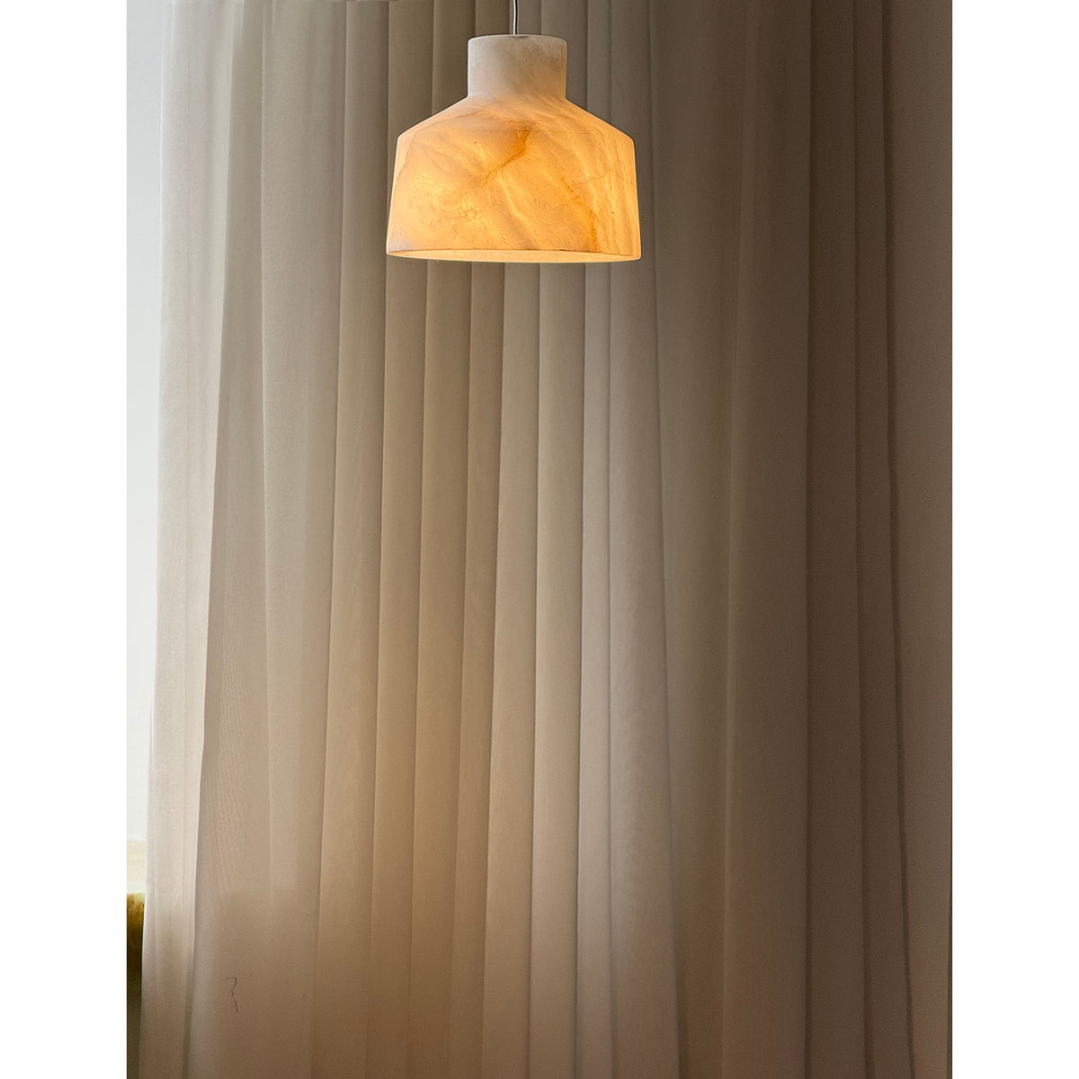 Etruscan Alabaster Pendant Lamp — view 11