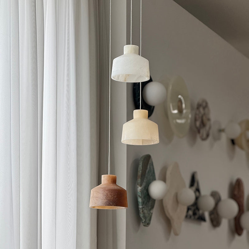 Etruscan Alabaster Pendant Lamp — view 14