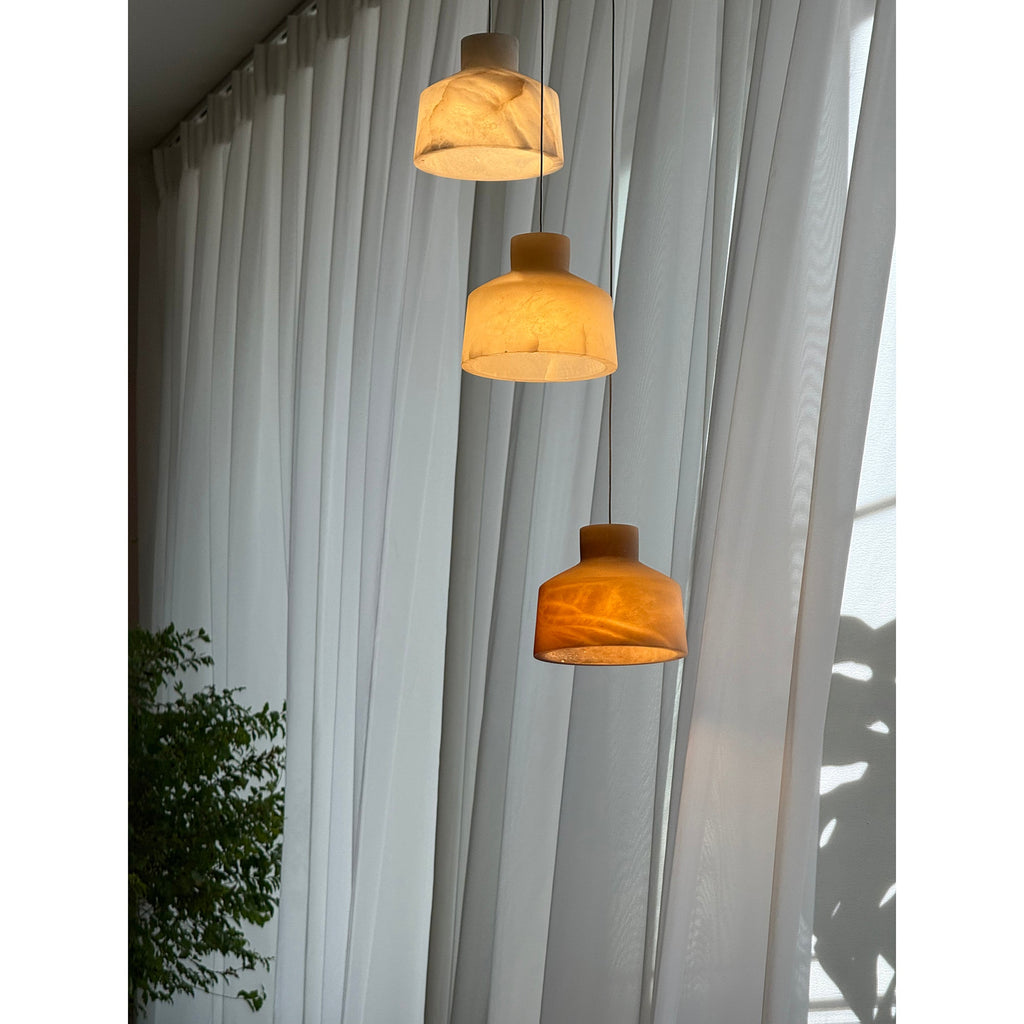 Etruscan Alabaster Pendant Lamp — view 23