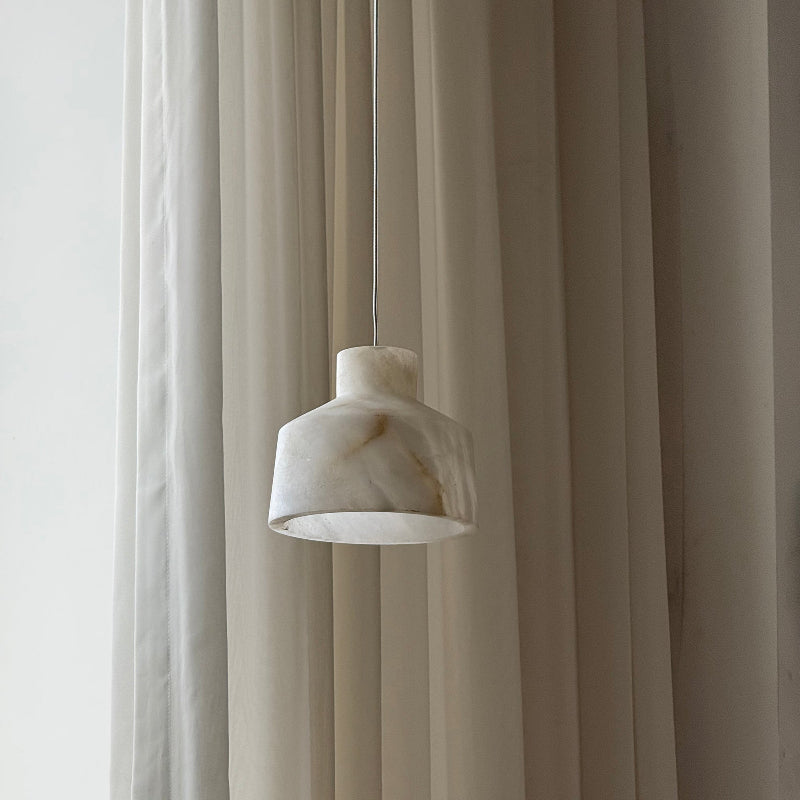Etruscan Alabaster Pendant Lamp — view 5