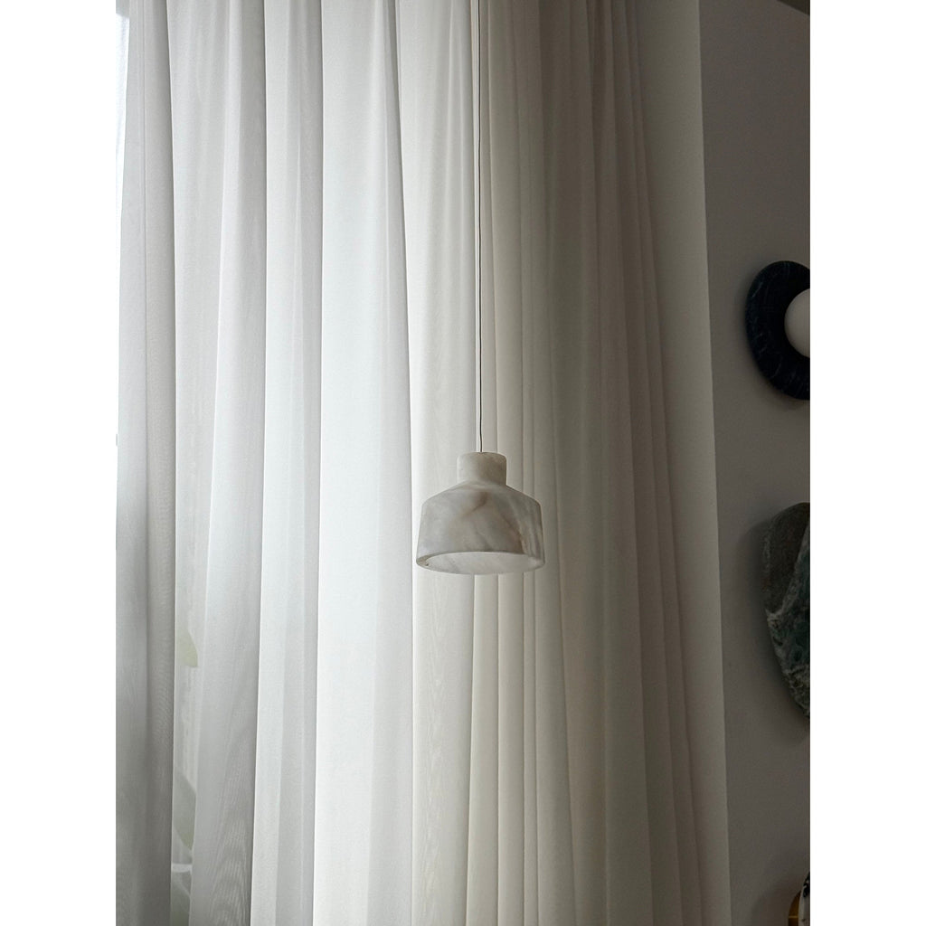 Etruscan Alabaster Pendant Lamp — view 6