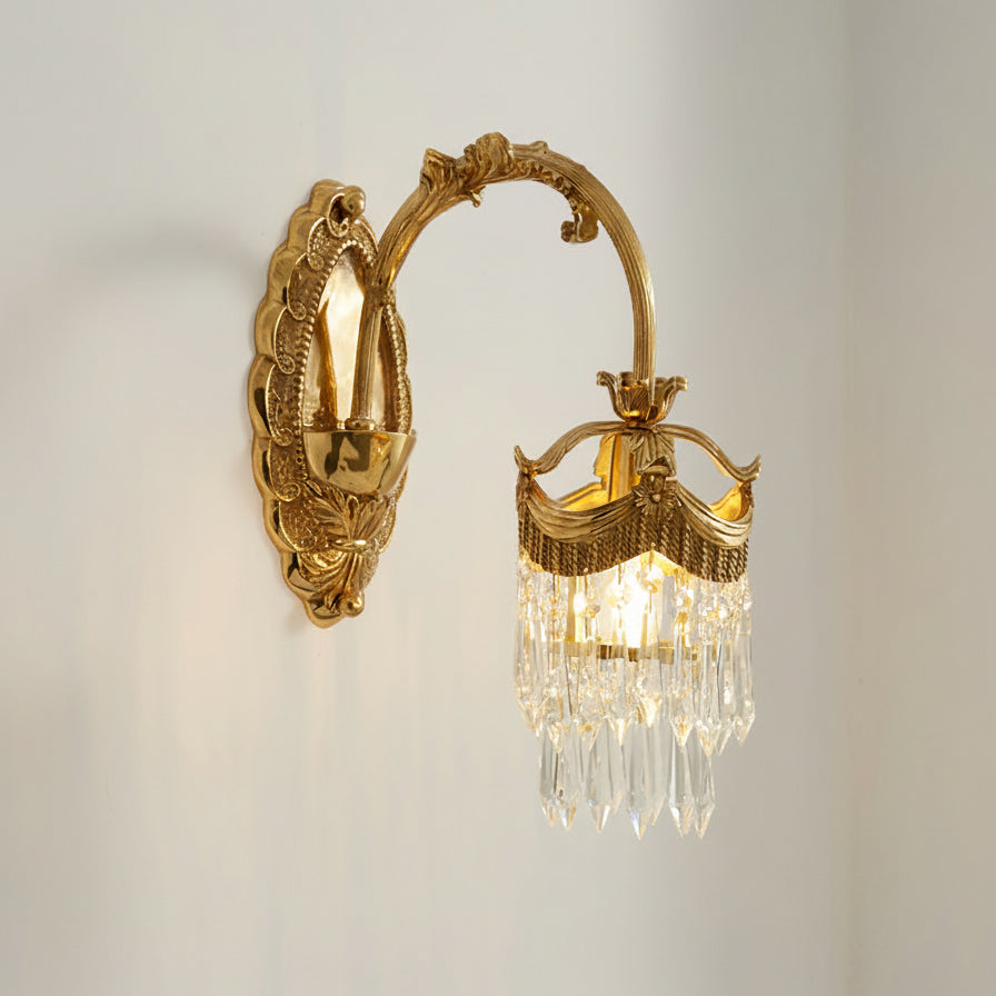 Evangeline Brass Wall Lamp — view 14