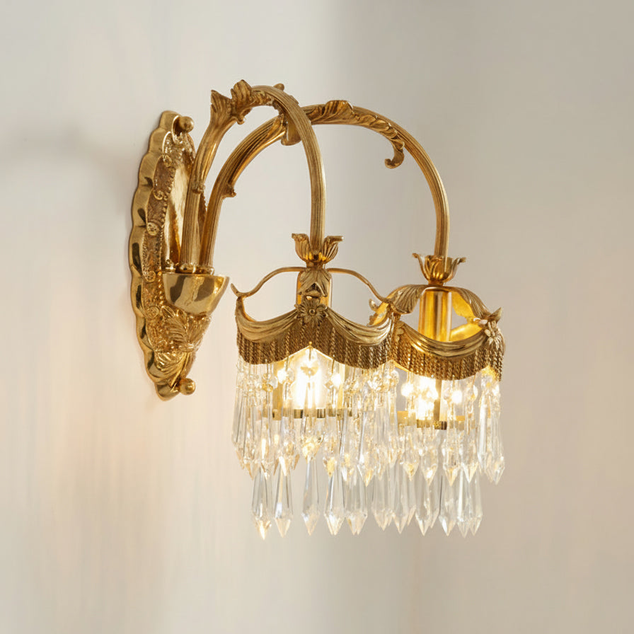 Evangeline Brass Wall Lamp — view 19