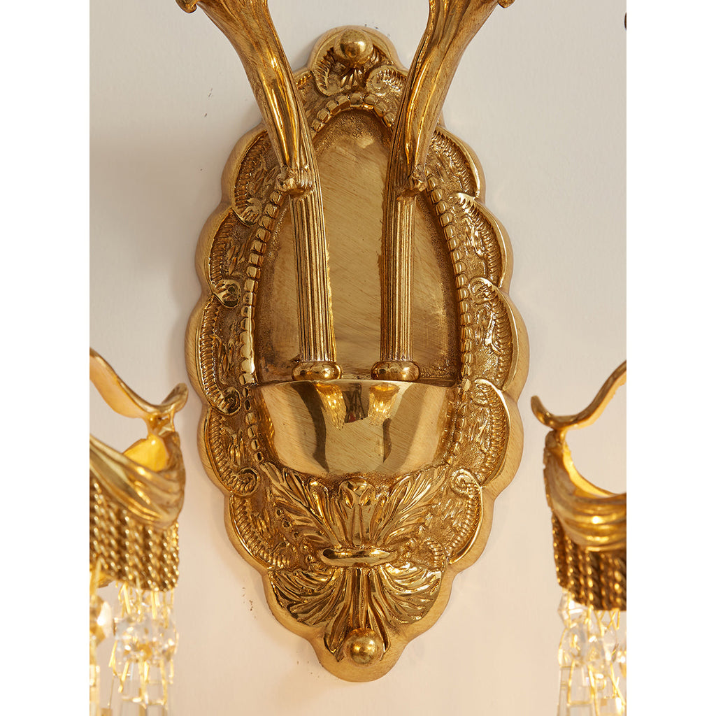 Evangeline Brass Wall Lamp — view 22
