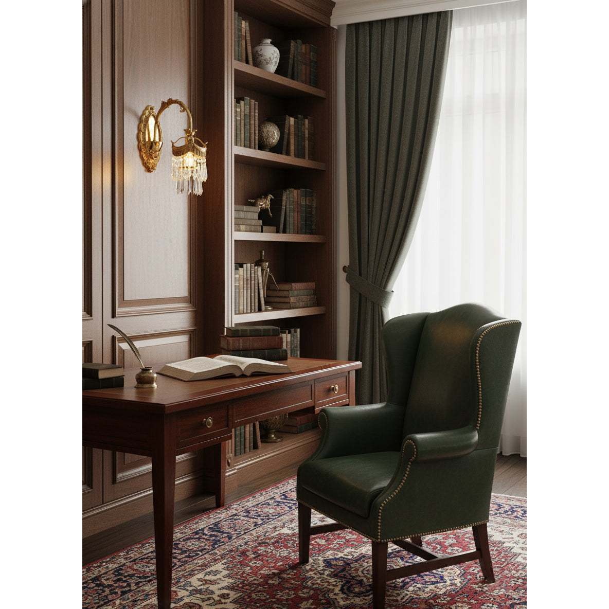 Evangeline Brass Wall Lamp — view 8