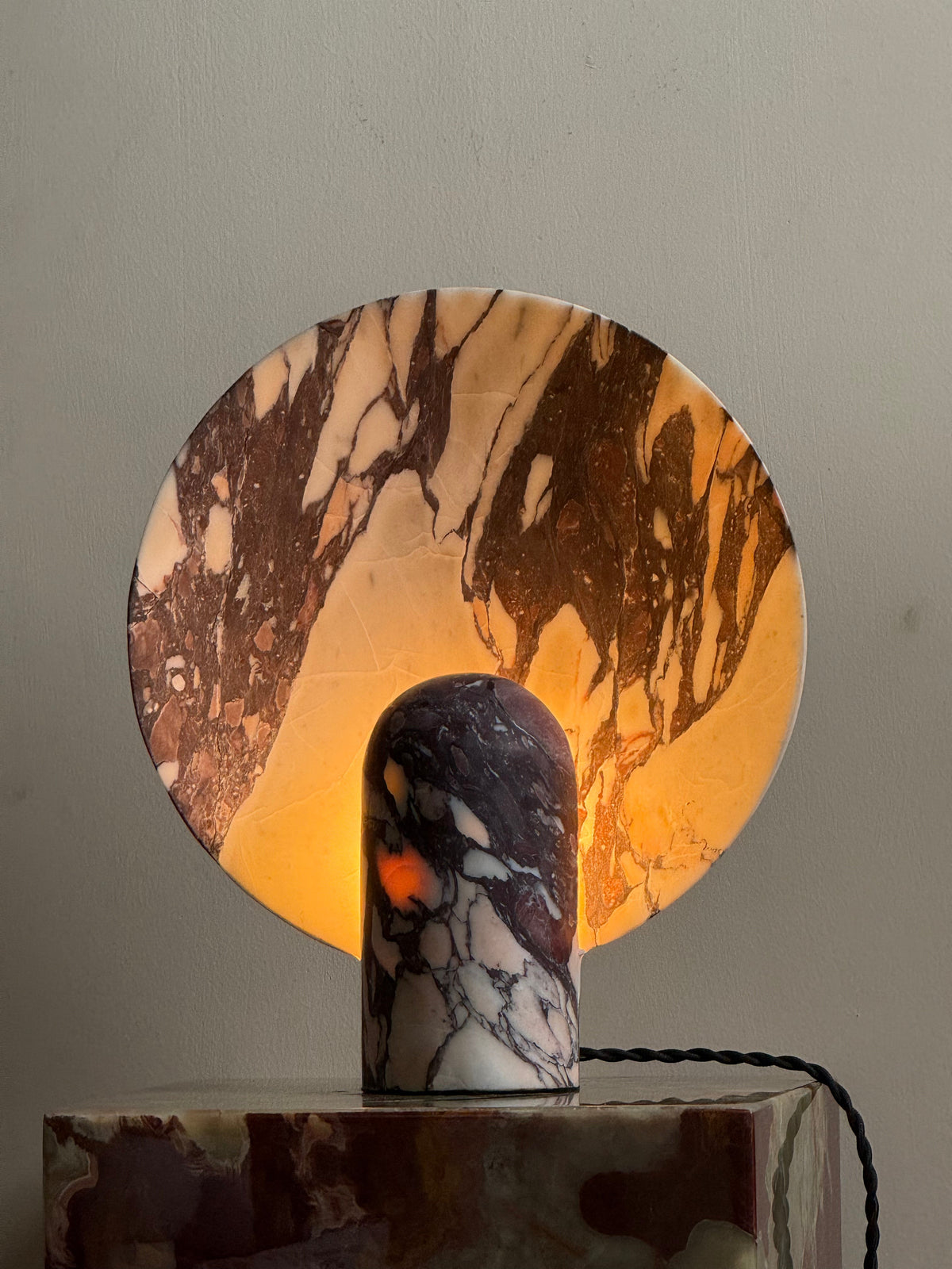 Fan Marble Table Lamp — view 12