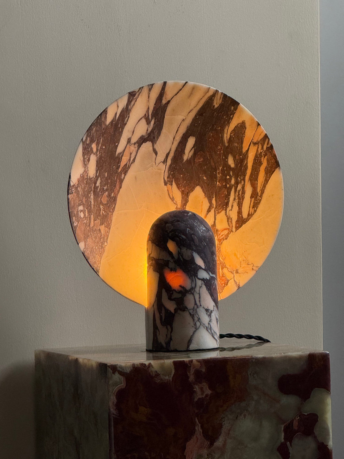 Fan Marble Table Lamp — view 5