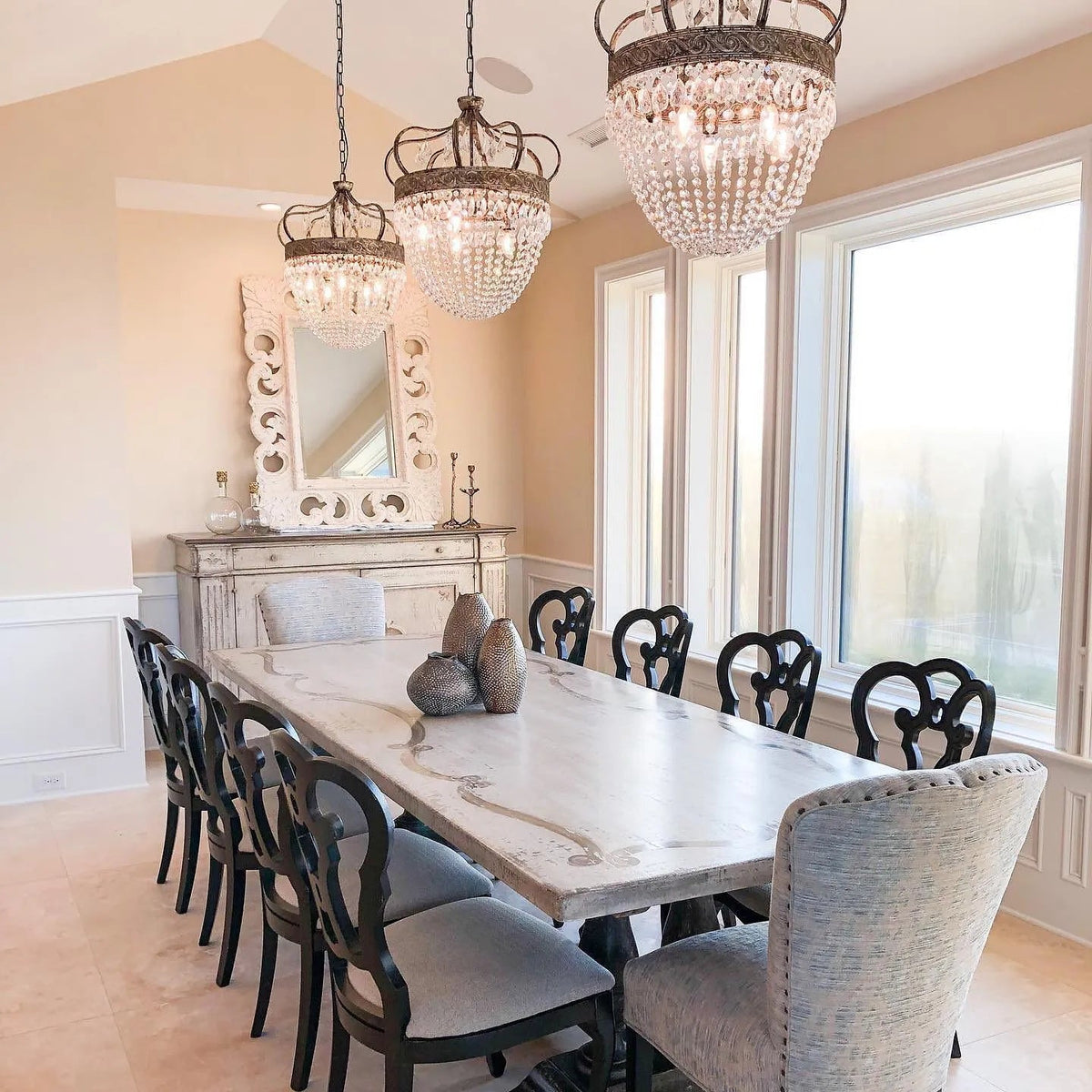 Abella Tear Drop Chandelier — view 2
