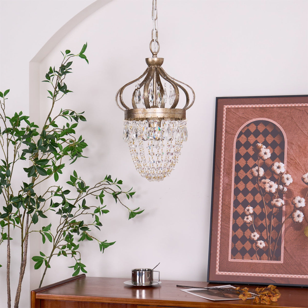 Abella Tear Drop Chandelier — view 17