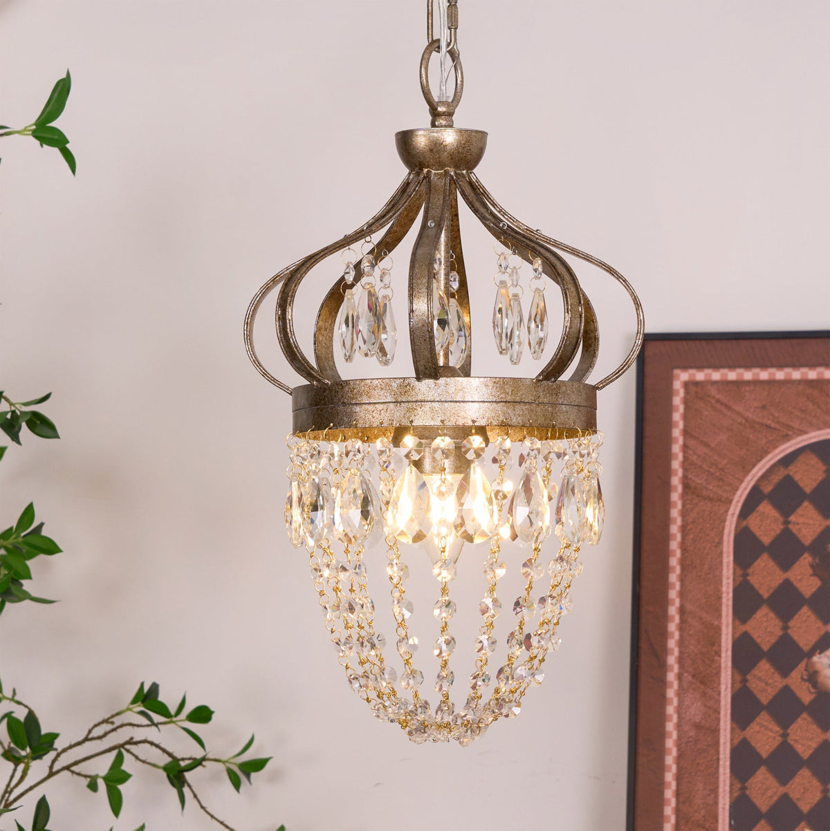 Abella Tear Drop Chandelier — view 18