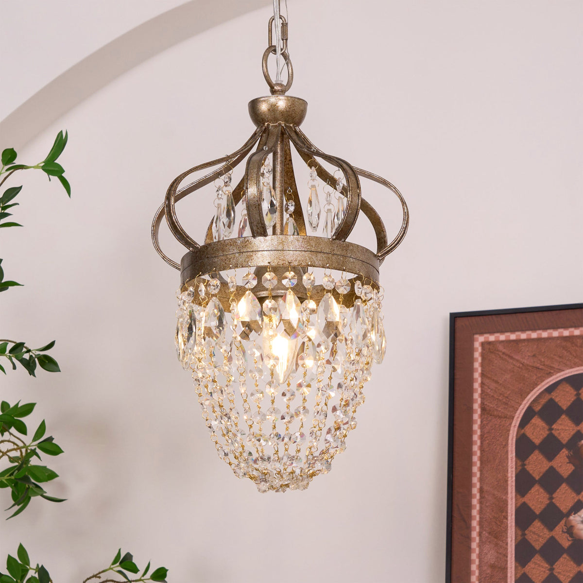 Abella Tear Drop Chandelier — view 15