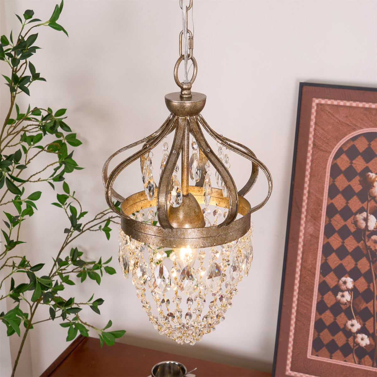 Abella Tear Drop Chandelier — view 20