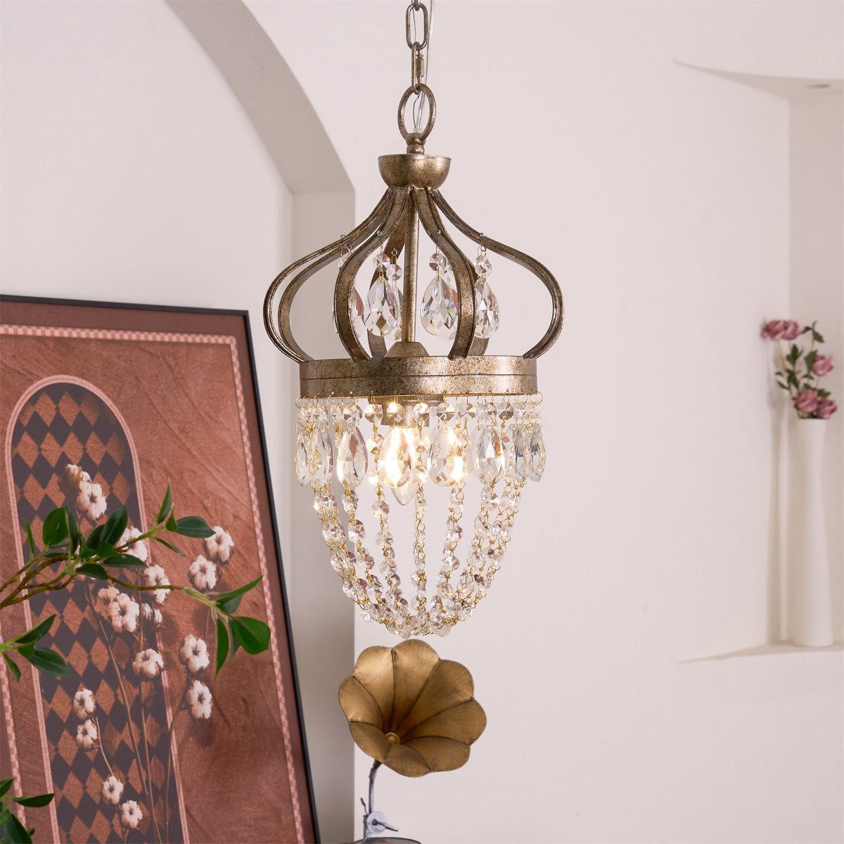 Abella Tear Drop Chandelier — view 16