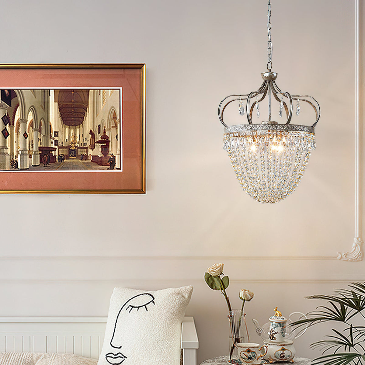 Abella Tear Drop Chandelier — view 30