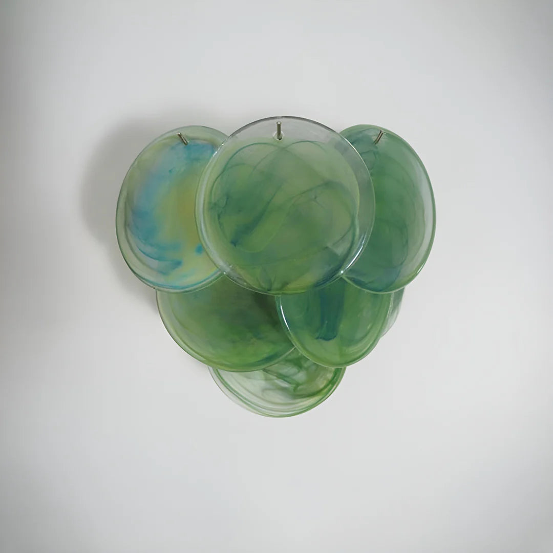Green Murano Disc Wall Sconce — view 10