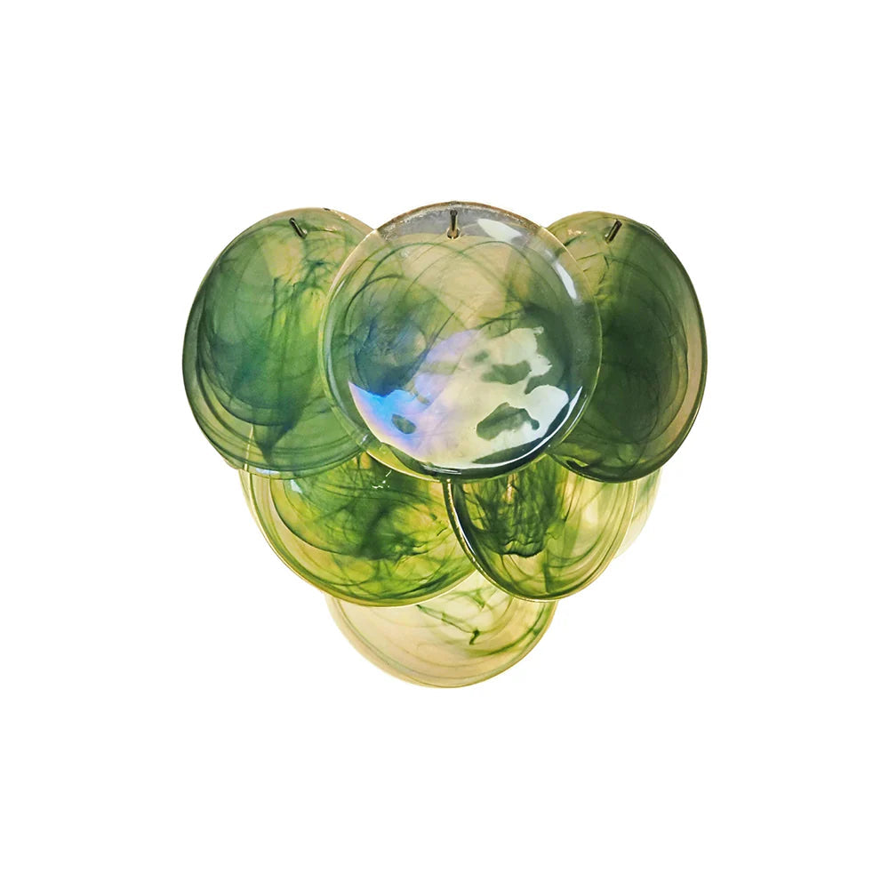 Green Murano Disc Wall Sconce — view 11