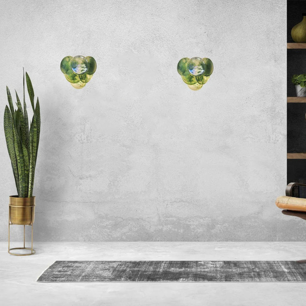 Green Murano Disc Wall Sconce — view 12