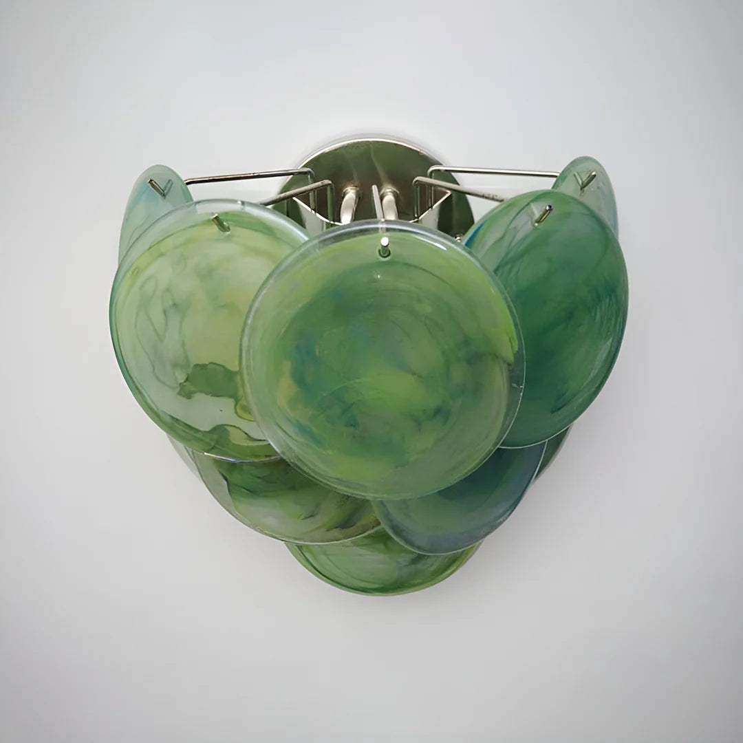 Green Murano Disc Wall Sconce — view 15