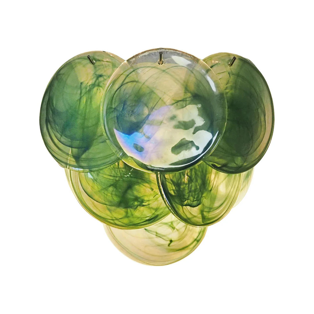 Green Murano Disc Wall Sconce — view 17