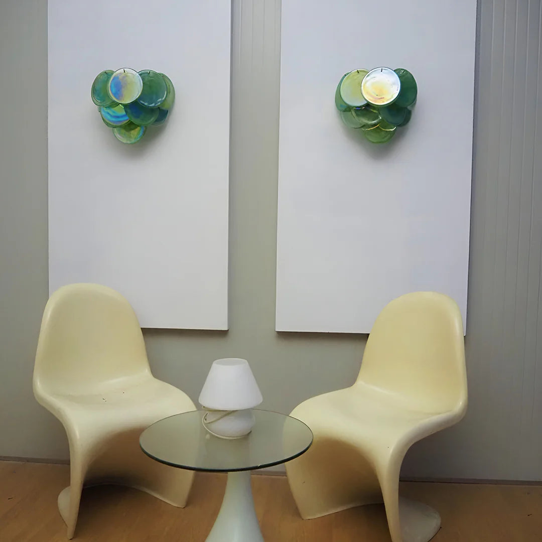 Green Murano Disc Wall Sconce — view 18