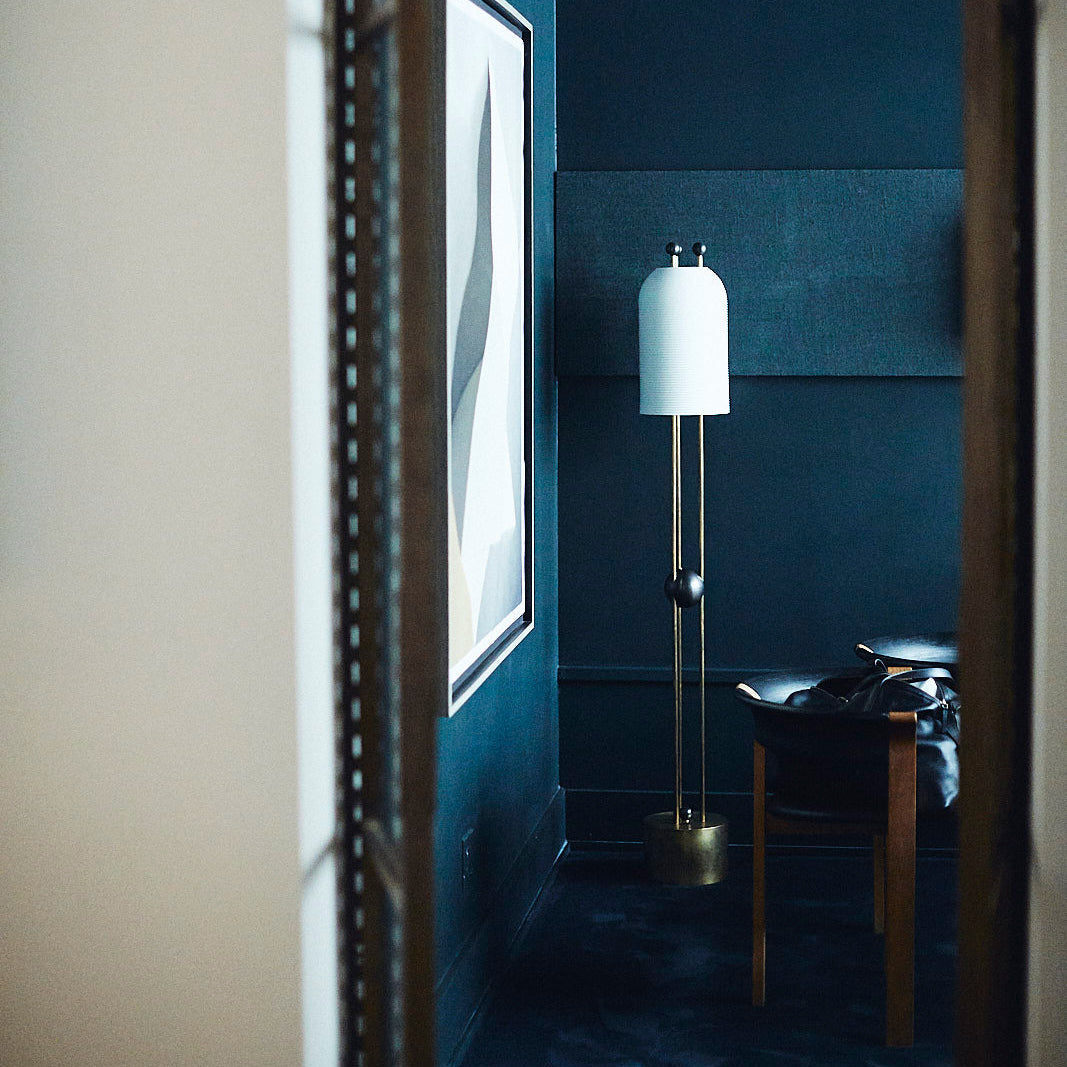 Lantern Glass Floor Lamp — view 4