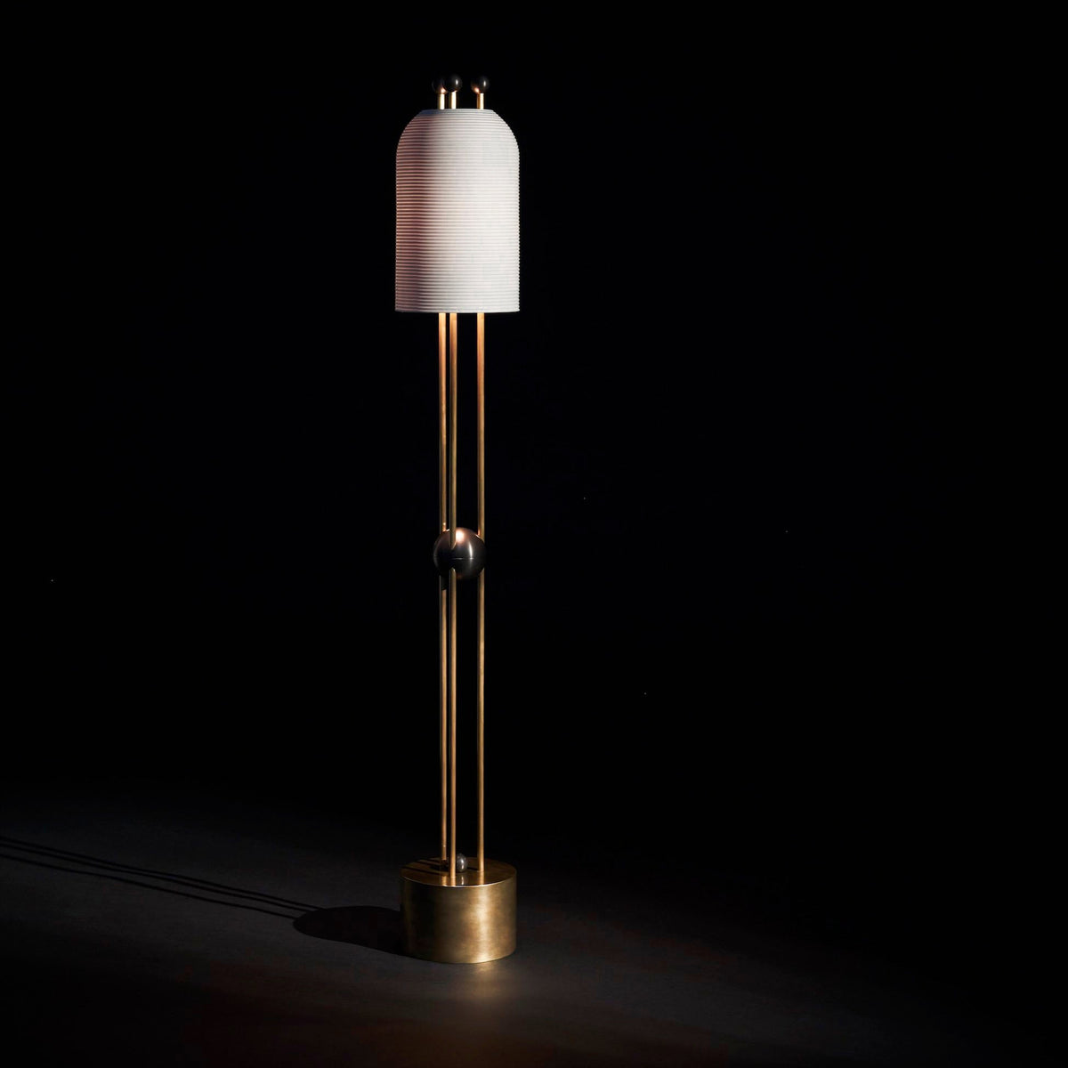 Lantern Glass Floor Lamp — view 12