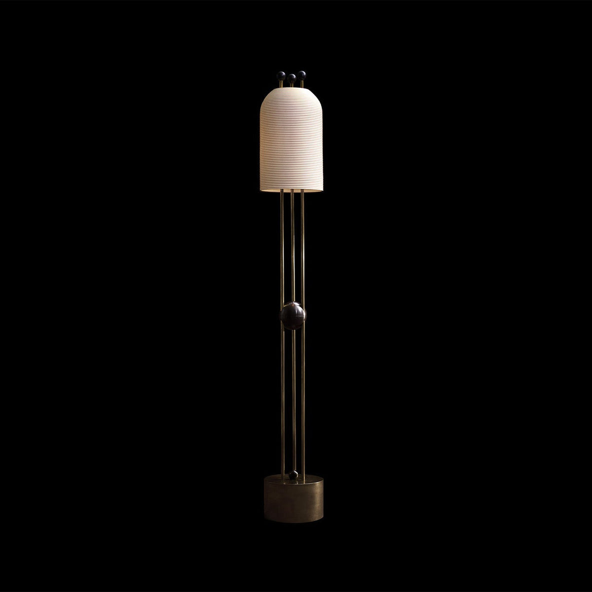 Lantern Glass Floor Lamp — view 11