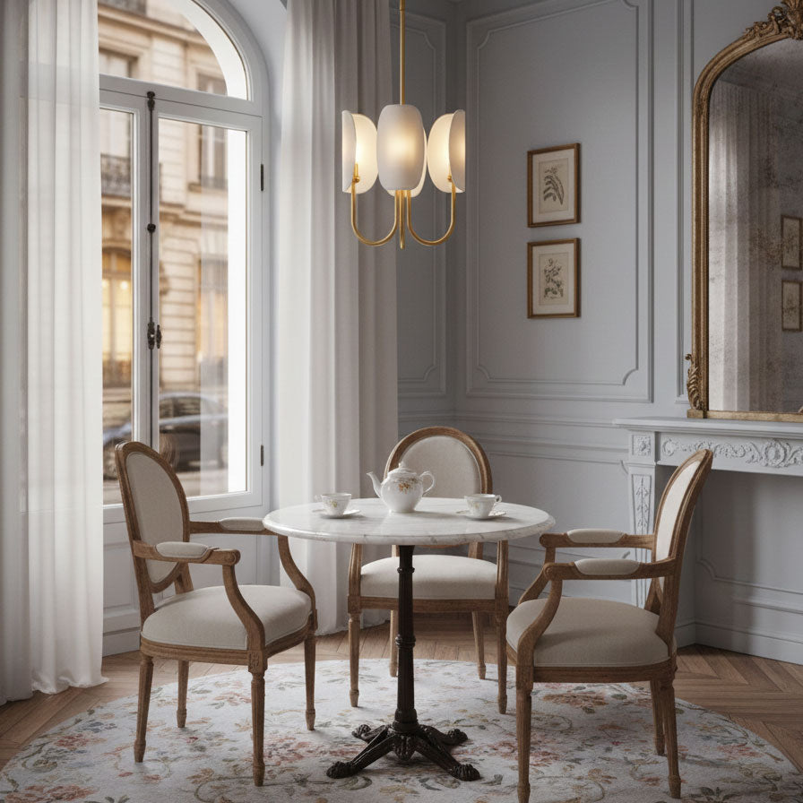 Leaf Brass Chandelier — view 5