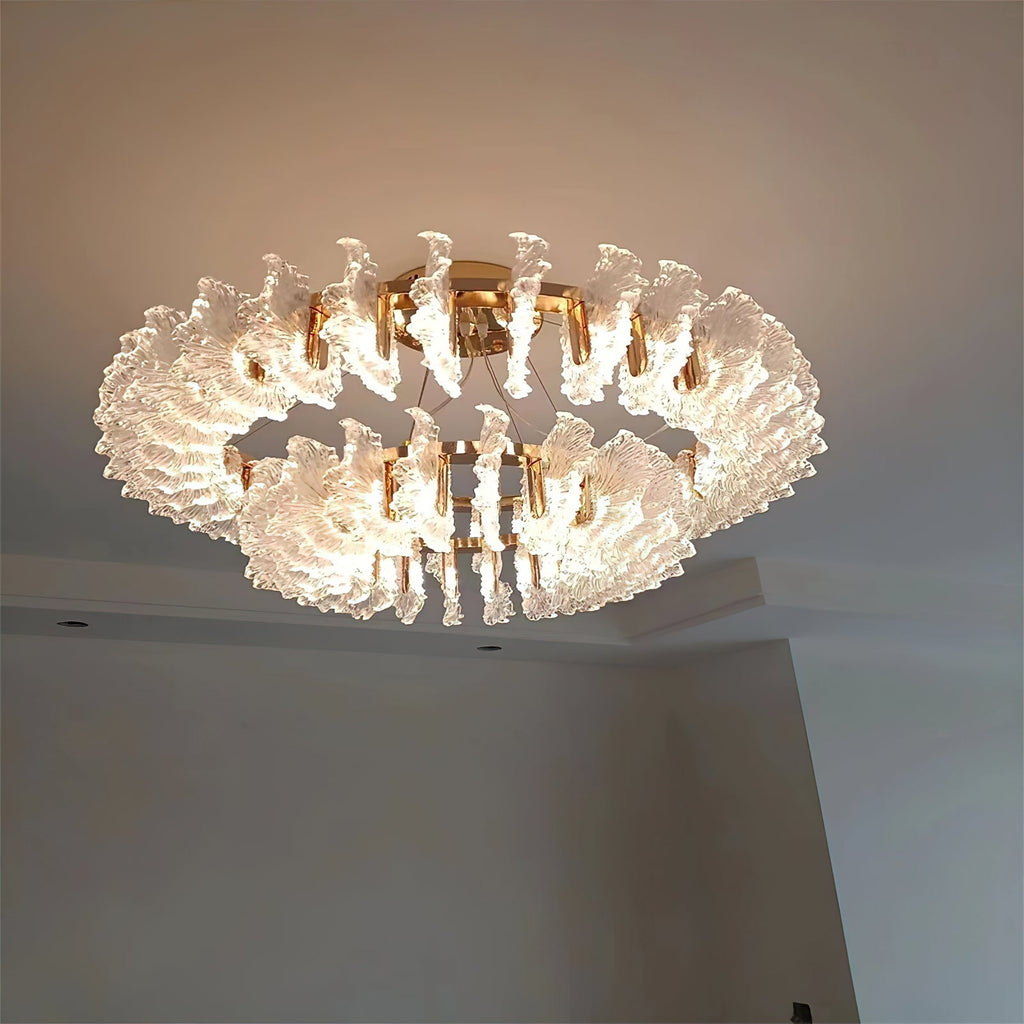 Leaf Glass Chandelier — view 13