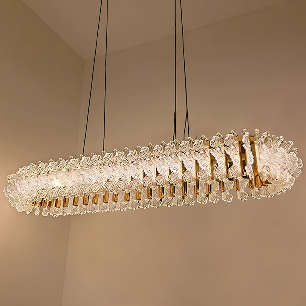 Leaf Glass Chandelier — view 14