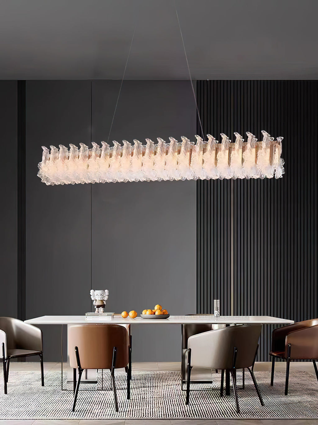 Leaf Glass Chandelier — view 7
