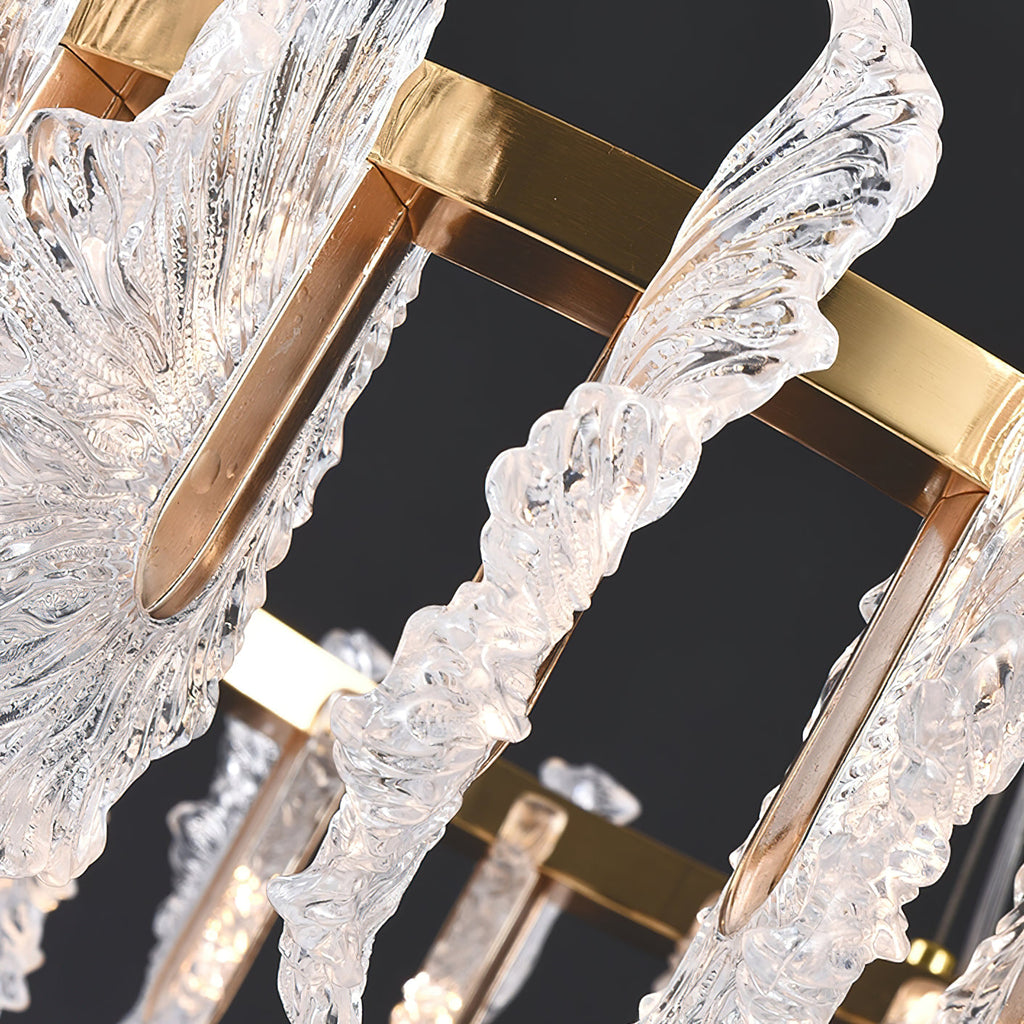 Leaf Glass Chandelier — view 33