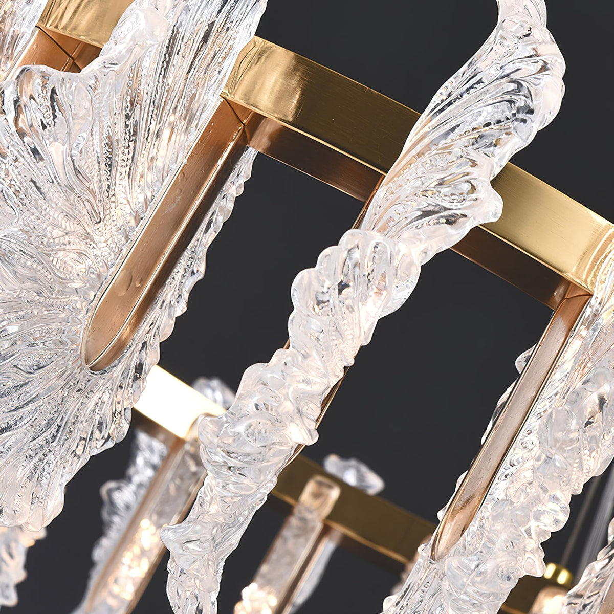 Leaf Glass Chandelier — view 33