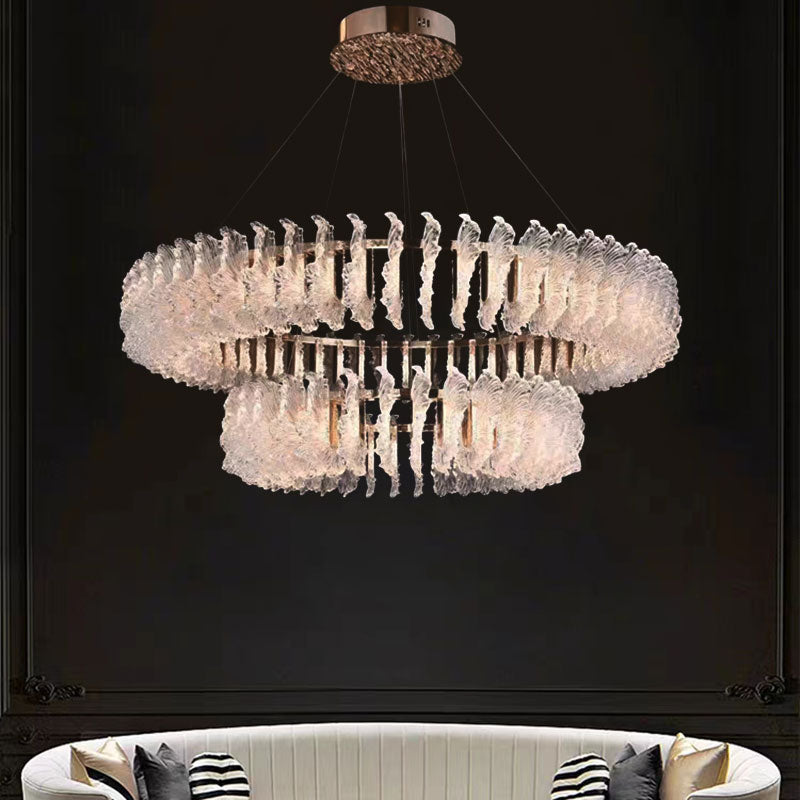 Leaf Glass Chandelier — view 12