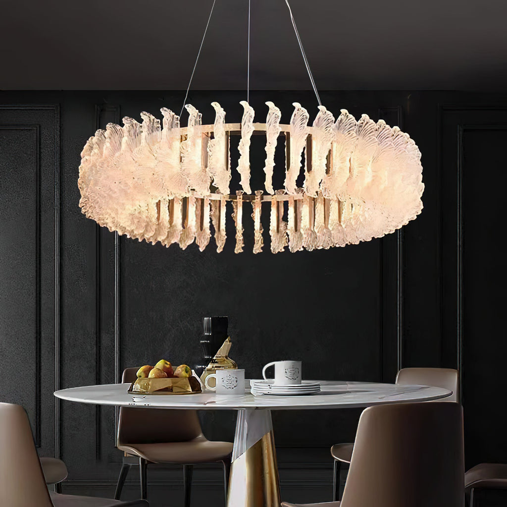 Leaf Glass Chandelier — view 8