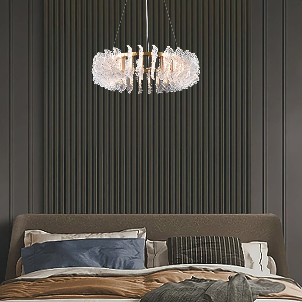 Leaf Glass Chandelier — view 10