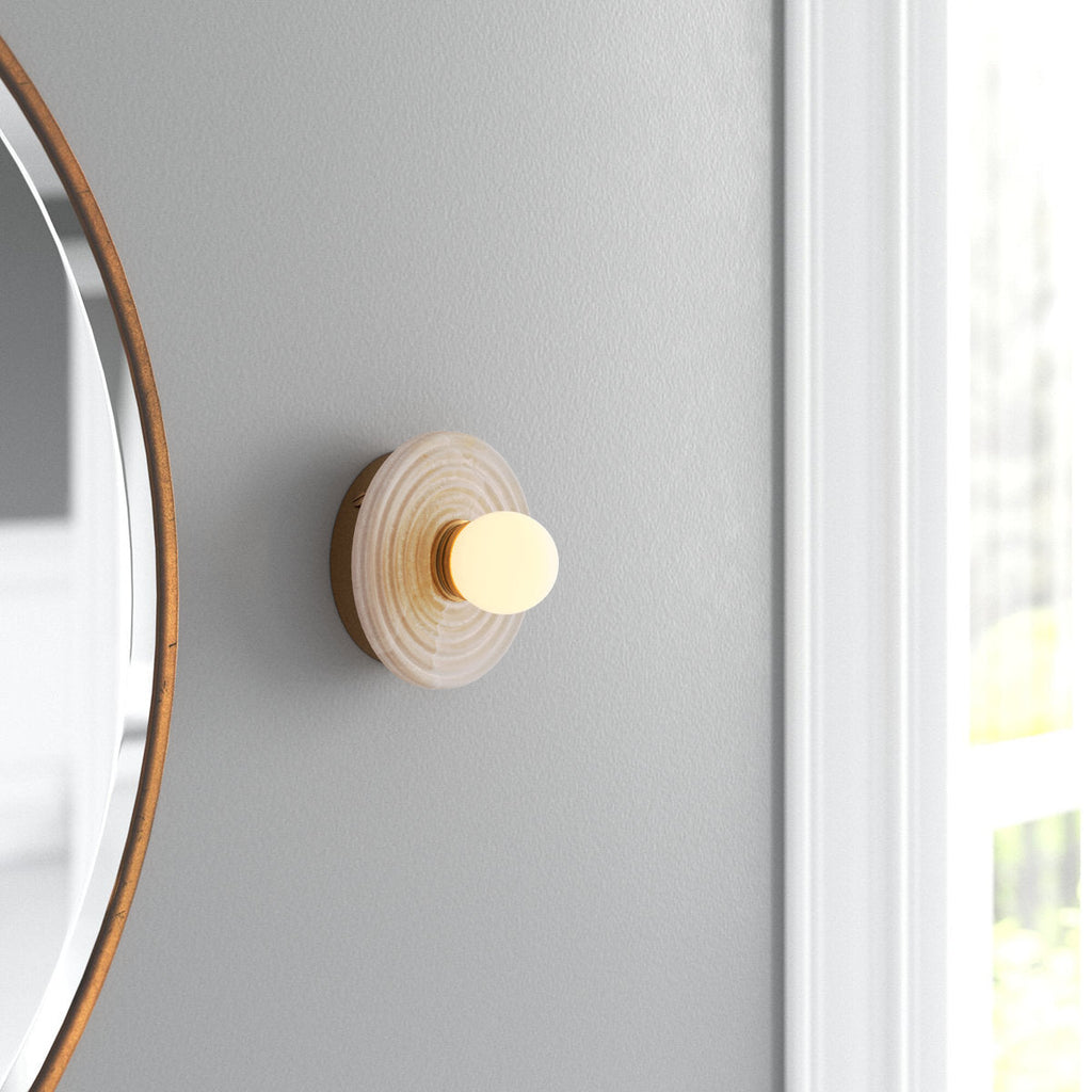 Leigha Alabaster Wall Lamp — view 2