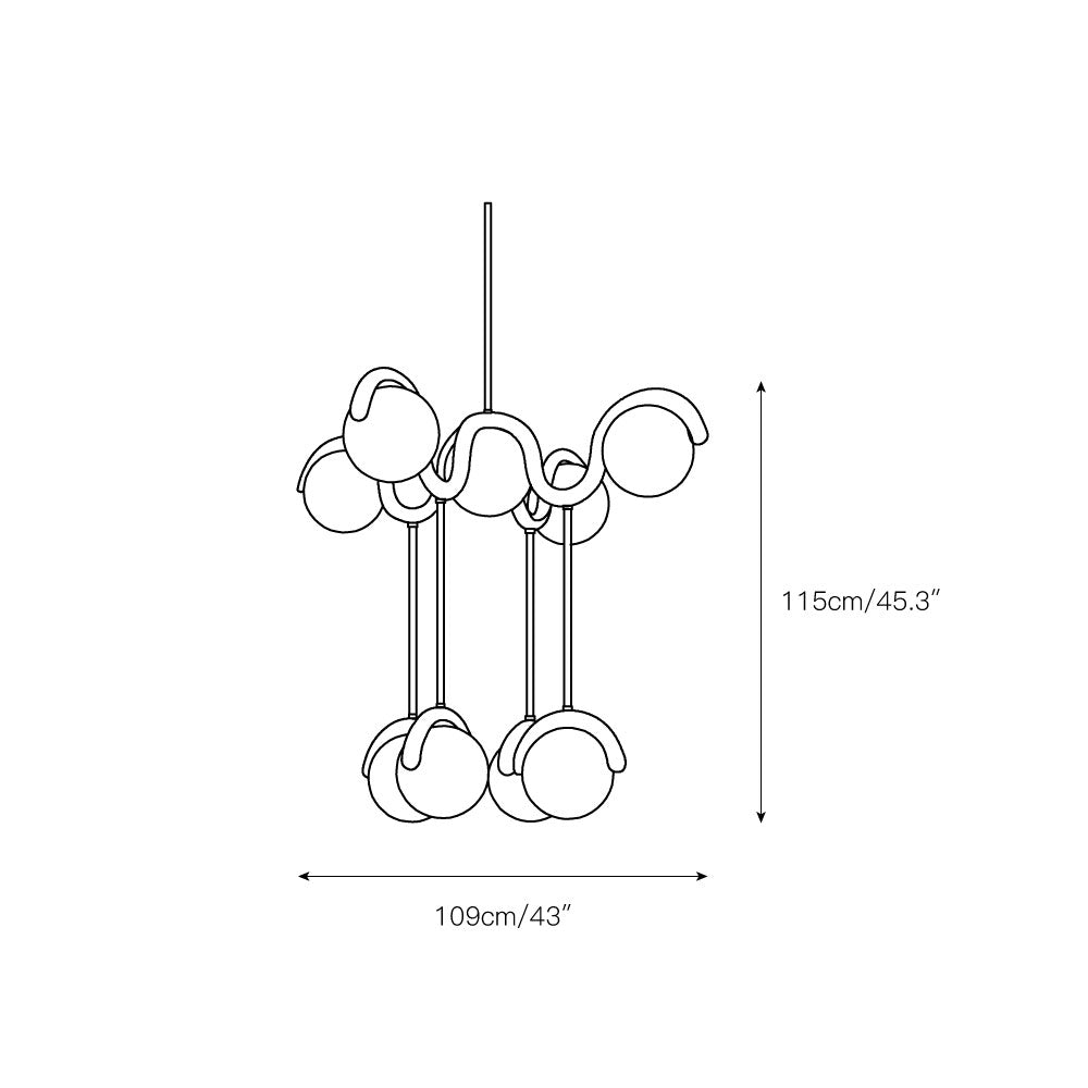 Lenox Chandelier — view 4