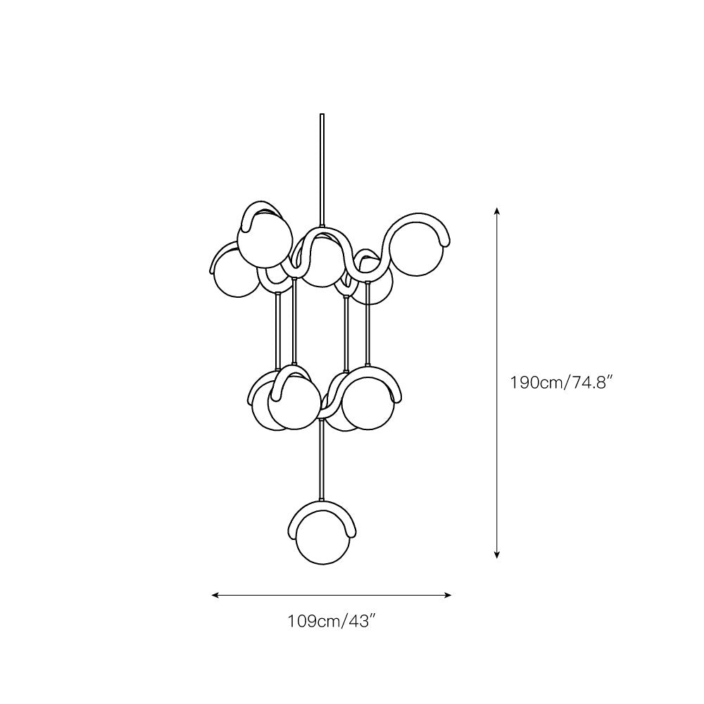 Lenox Chandelier — view 5