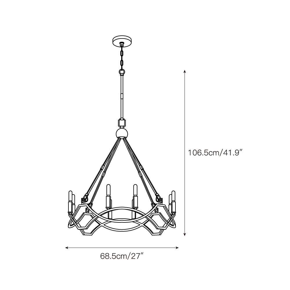 Leona Chandelier — view 3